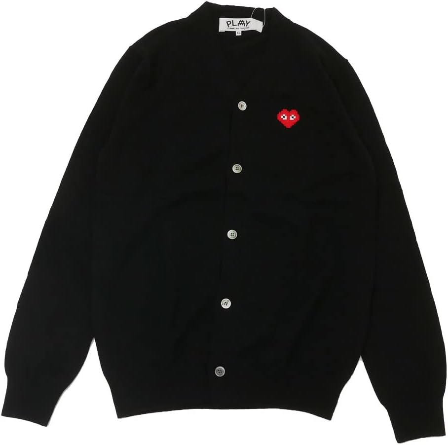 コムデギャルソン] PLAY Invader Men's Cardigan ニット カーディガン